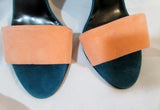 NEW NWT PIERRE HARDY Suede KID Stiletto Heel Sandal Shoe 36.5 6 PEACH Womens NIB