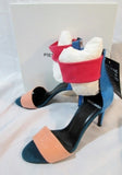 NEW NWT PIERRE HARDY Suede KID Stiletto Heel Sandal Shoe 36.5 6 PEACH Womens NIB