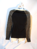 BALENCIAGA PARIS FRANCE GRIFFIN MEDIEVAL 100% WOOL Sweater BLACK 38 S