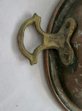 Vintage Antique Hammered COPPER EGG POACHER Poach SNAIL PAN POT 7.75" Cooking