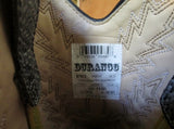 Youth Toddler DURANGO SNAKE PRINT BOOT NATURAL Vegan Cowboy Western BROWN 13.5