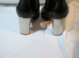 NEW NIB Womens CELINE PARIS Leather Knee High Heel Boot 36 6 BLACK Riding