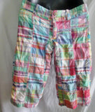 Womens RALPH LAUREN RUGBY Dress Casual Cotton SHORTS MADRAS PLAID 2