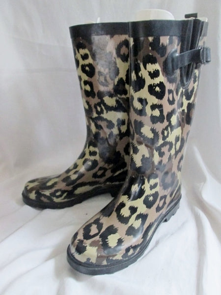 Cheetah hot sale rain boots