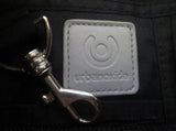 URBAN OXIDE Shoulder Bag Man Purse Messenger Crossbody BLACK Vegan RUBBER L