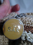 THE SAK signature knit shoulder bag satchel hobo purse BEIGE BROWN STRIPE Vegan