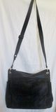 URBAN OXIDE Shoulder Bag Man Purse Messenger Crossbody BLACK Vegan RUBBER L