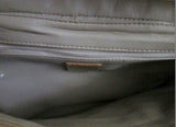 PANTERA leather woven shoulder handbag purse crossbody case WHISKEY BROWN bag M