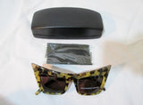 NEW ALEXANDER WANG JAPAN CAT EYE LINDA FARROW Sunglasses LEOPARD