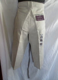 NEW NWT WOMENS GLORIA VANDERBILT AMANDA Capri Pants 10 KHAKI Belt TAN