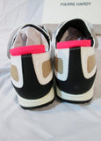 NEW PIERRE HARDY JUTA/GUM CALF Sneaker TRAINER Shoe 35 5.5 NATURAL WHITE