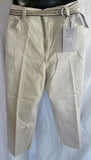 NEW NWT WOMENS GLORIA VANDERBILT AMANDA Capri Pants 10 KHAKI Belt TAN
