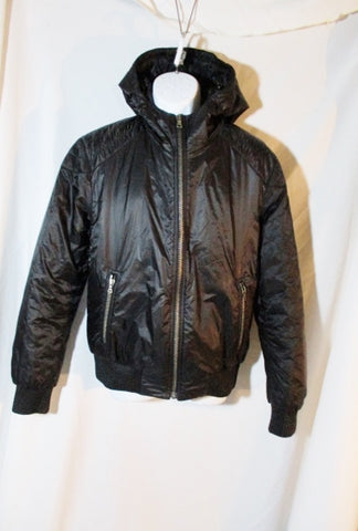 NWT NEW PRADA MILANO Hood JACKET Coat 52 M BLACK 10 CORSO COMO PARKA Mens