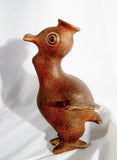 Signed ARMANDO MEXICAN MEXICO Ceramic Sculpture Folk Art Primitive DUCK Ethnic BIRD Terra Cotta