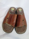 Womens GELRON 2000 EARTH SHOES SUPERIOR Sandal Flip Flop Thong Slide 7.5 BROWN Shoe