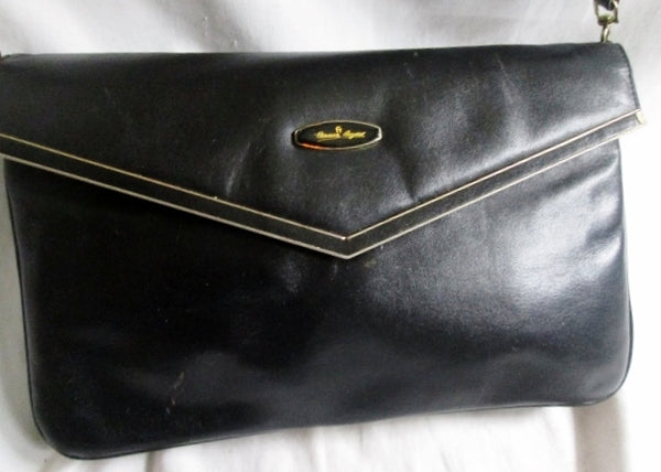 Vintage Handmade ETIENNE AIGNER Envelope Leather Flap bag Shoulder