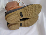 Mens L.L. BEAN BOOTS USA DUCK Rubber Leather Rain Snow Duck BROWN 10 Nubuck
