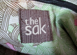 THE SAK Leather Sling Hobo Shoulder Bag Satchel Purse Crossbody BROWN