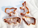 Set 4 MARTHA STEWART ANIMAL COPPER Cookie Cutter Mold Baking Pastry Chef