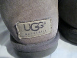 Womens UGG AUSTRALIA 5815 CLASSIC TALL Suede BOOT GRAY 7 Winter Shearling Sheepskin