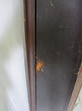 Handmade Wood Glass Curio CABINET Display Case Bookshelf 34 x 24 x 8.25