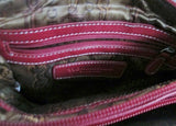 TIGNANELLO Leather Handbag Crossbody Shoulder Bag Messenger Swingpack RED