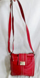 TIGNANELLO Leather Handbag Crossbody Shoulder Bag Messenger Swingpack RED
