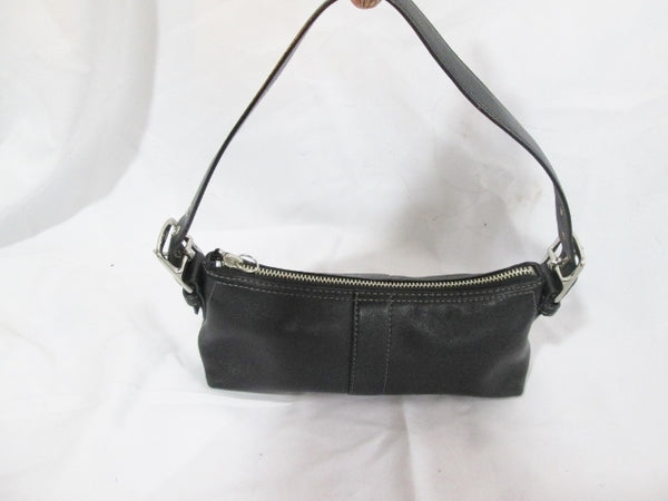 COACH 7461 EAST WEST LEATHER Signature Bag Clutch Baguette Purse