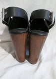 New Womens PLUME by FARYL ROBIN High Heel Clog BLACK 6 Stud Vegan