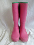 Toddler Girls RALPH LAUREN PROPRIETOR Wellies Rain Boots Rainboots 13 PINK Kids Gumboots