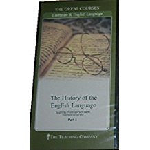 Great Courses THE HISTORY OF THE ENGLISH LANGUAGE DVD Set Parts 1-3 Teaching Company