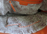 SORIAL MADISON Tote Vegan Satchel Shoulder Bag Carryall TANGERINE ORANGE Shop