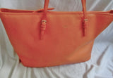 SORIAL MADISON Tote Vegan Satchel Shoulder Bag Carryall TANGERINE ORANGE Shop