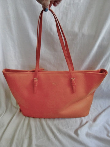 SORIAL MADISON Tote Vegan Satchel Shoulder Bag Carryall TANGERINE ORANGE Shop