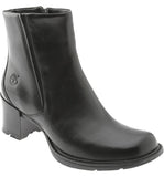 Womens TIMBERLAND ALYSE 62317 Leather Ankle BOOT BLACK 9 Bootie Shoe