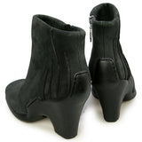 Womens TIMBERLAND BAYCHESTER Leather Ankle BOOT BLACK 7.5 Bootie Shoe