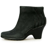 Womens TIMBERLAND BAYCHESTER Leather Ankle BOOT BLACK 7.5 Bootie Shoe