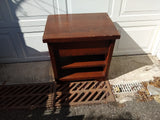 24" Solid Wood End Night Table Dresser Bureau Shelf Bookshelf
