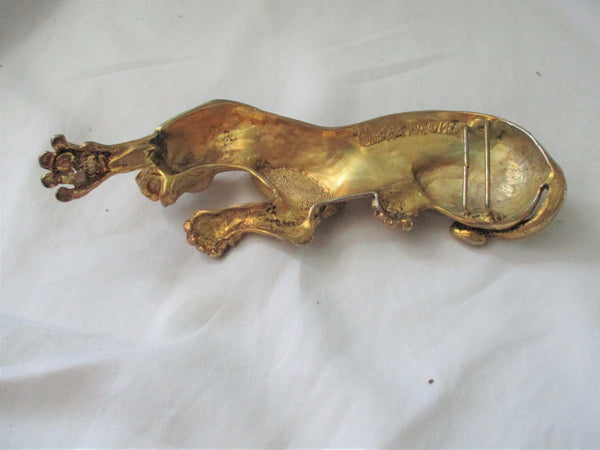 SIGNED Vintage 1985 CHRISTOPHER ROSS PANTHER JAGUAR BELT  display picture 1