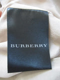 BURBERRY 100% SILK Ruched TOP BEIGE TAUPE 42 Shirt Blouse