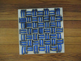 Vintage 1986 Artist 12" Signed Steel Cyberbunk Metal Wall Hanging Art Mod Ribbon