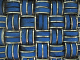 Vintage 1986 Artist 12" Signed Steel Cyberbunk Metal Wall Hanging Art Mod Ribbon