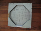 Vintage 1986 Artist 12" Signed Steel Cyberbunk Metal Wall Hanging Art Mod Ribbon