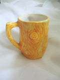 Vintage PATENT Hawaiian Style TIKI Moving Lady Butt Mug Pottery Cup Coffee Tea