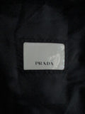 PRADA Zip Folding Garment Bag Cloth TRAVEL ORGANIZER Navy Blue 23 x 45