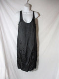 DRIES VAN NOTEN Sheer Cotton Linen 2 in 1 Dress 36 Sleeveless ITALY BLACK