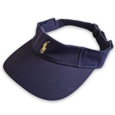 NEW POLO RALPH LAUREN Visor U.S. OPEN 2005 Blue cap hat shade Sunshade NWT