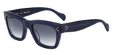 NEW CELINE PARIS ITALY POLARIZED SUNGLASSES SC 1732 NAVY BLUE Womens