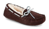 Womens UGG AUSTRALIA Uggs 5133 DAKOTA Suede Leather Moc 9 BROWN Shearling
