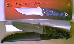 NEW FROST CUTLERY 10.25" HEDGE HOG Fixed Blade Knife w Sheath GRAY 15-033B